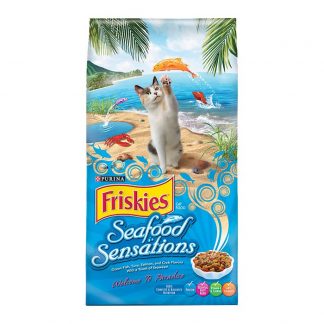 פריסקיז מעדני הים-מזון פרימיום לחתולים בטעם דגים