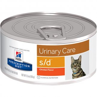 שימורי הילס מזון רפואי S/D לחתול 156 גרם