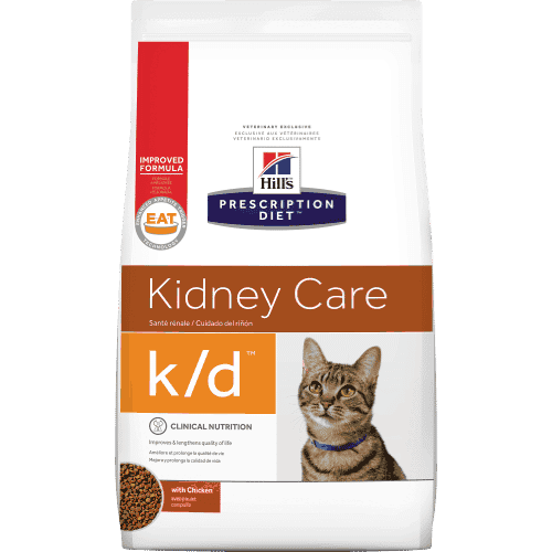 מזון יבש רפואי לחתולים הילס רפואי K/D