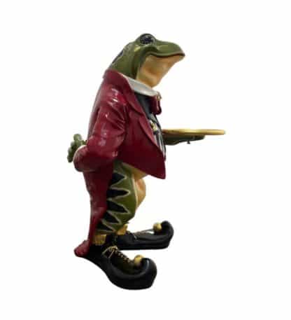 פסל דקורטיבי צפרדע מלצר