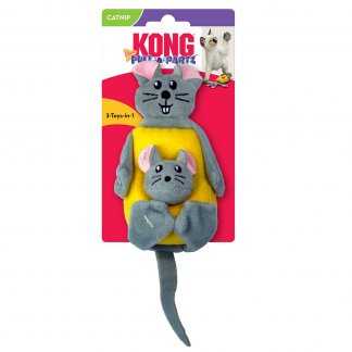 קונג צעצוע לחתול עכבר עם גבינה עם קטניפ