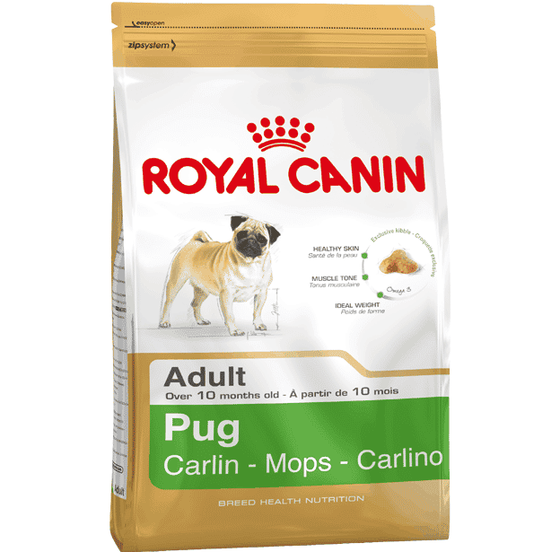 food for aduly pug dogs