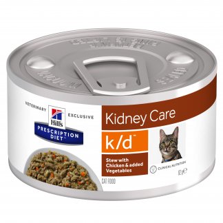 שימורי הילס מזון רפואי נזיד גורמה K/d לחתול