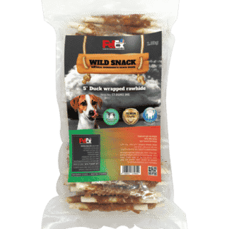 פטקס מקלות לעיסה מובחרים לכלב בציפוי בשר ברווז – 1 ק”ג
