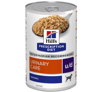 הילס שימורי מזון רפואי U/D לכלב, 370 גרם