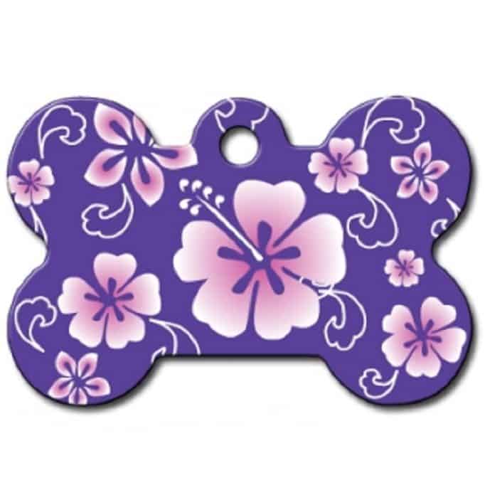 תג שם עצם פרחוני סגול