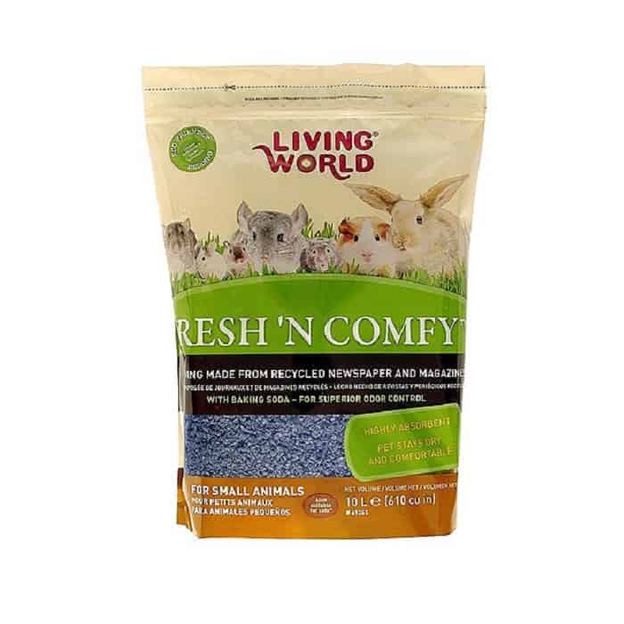 מצע למכרסמים ליוינג וורלד כחול