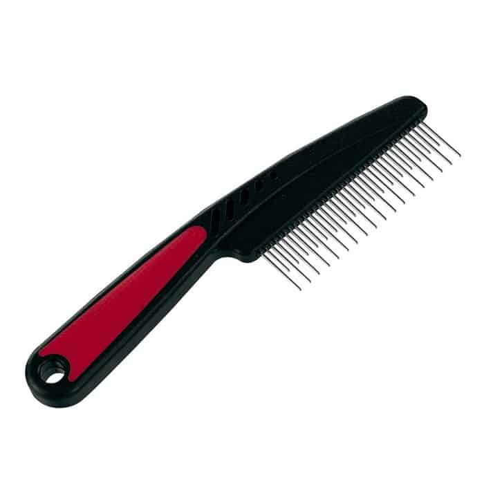 מסרק לכלבים וחתולים עם שיניים מסתובבות