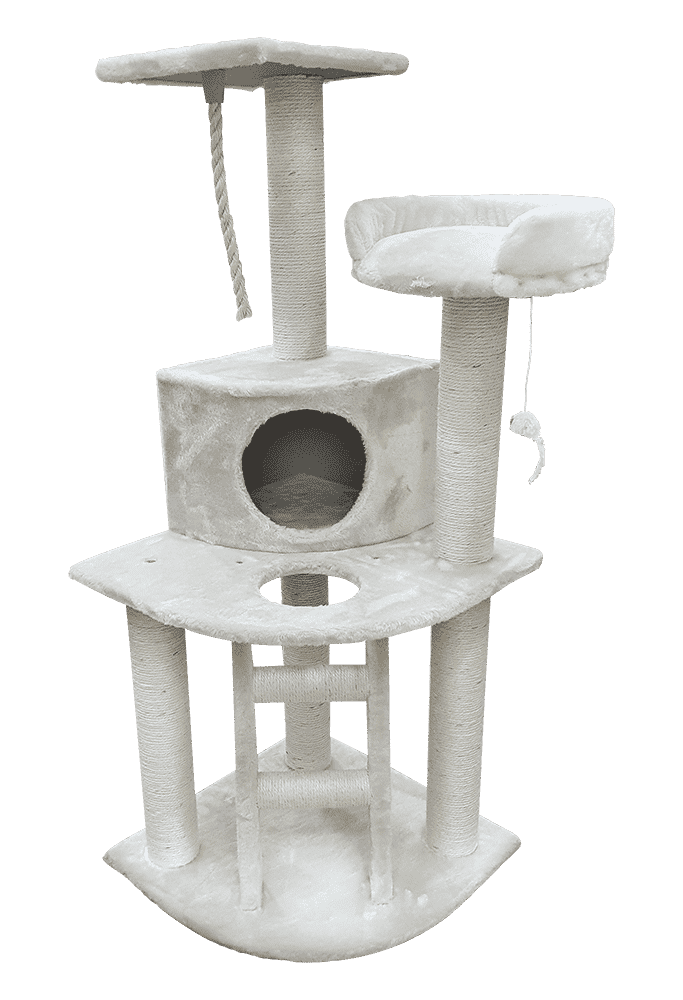 מתקן גירוד לחתול שק שינה מפנק