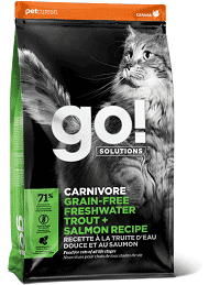 גו חתול גורים ובוגרים Carnivore פורל וסלמון