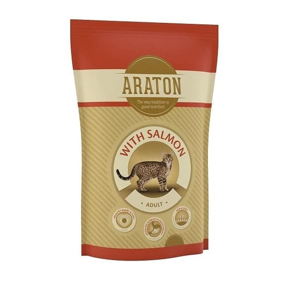 אראטון מזון לחתול בוגר עם סלמון