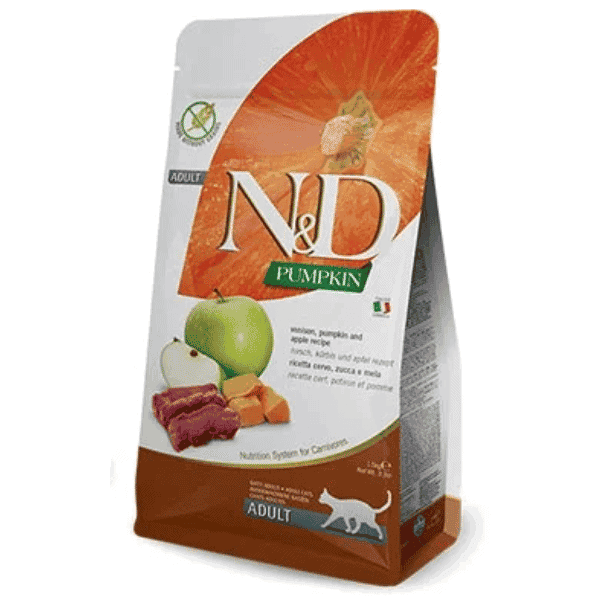 מזון יבש לחתול-נטורל אנד דלישס חתול בוגר צבי