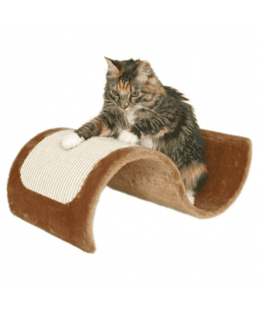 מגרדת לחתול משטח גירוד עם כיסוי קטיפה