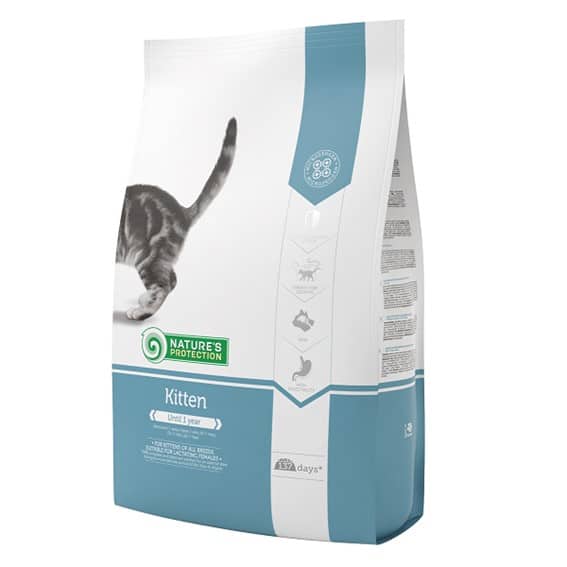 מזון מלא ומאוזן לגורי חתולים -נייצ'רס פרוטקשן