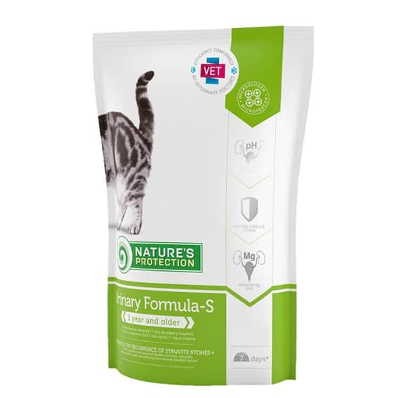 מזון יבש לחתול -נייצ'רס פרוטקשן חתול בוגר יורינרי