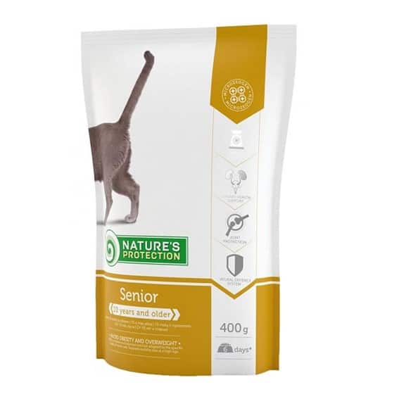 מזון מלא לחתולי בית מבוגרים -נייצ'רס פרוטקשן חתול סניור