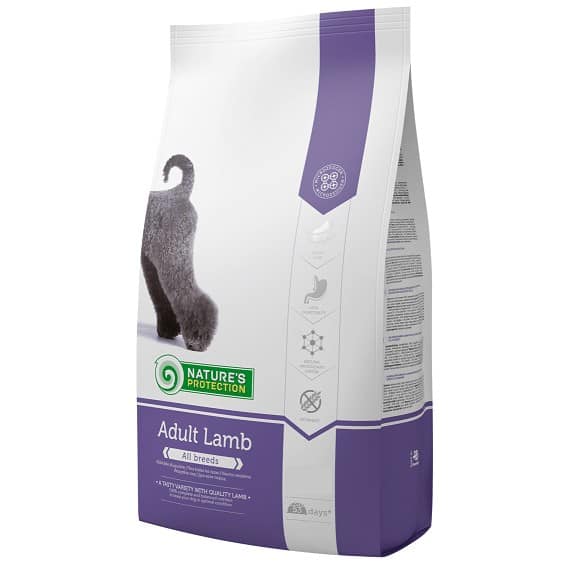 אוכל לכלבים בוגרים נייצ'רס פרוטקשן כבש