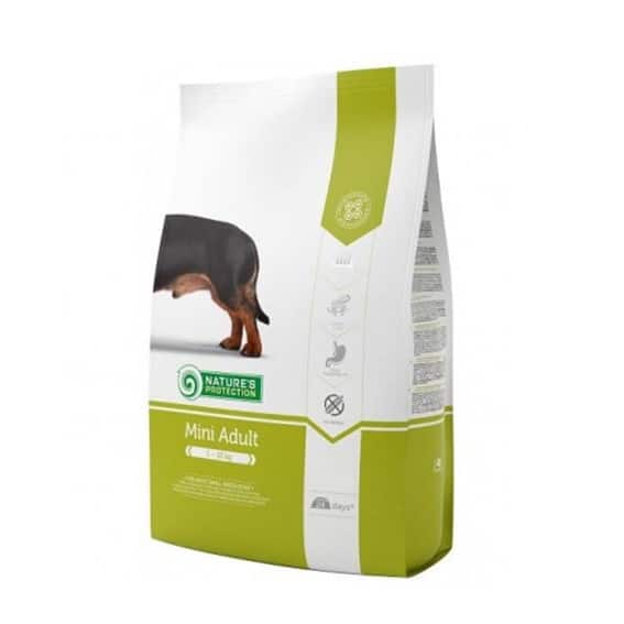 אוכל לכלבים בוגרים נייצ'רס פרוטקשן כלב מיני