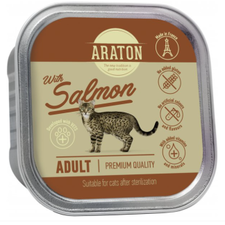 אראטון מעדן רטוב לחתול עם סלמון 100 גרם
