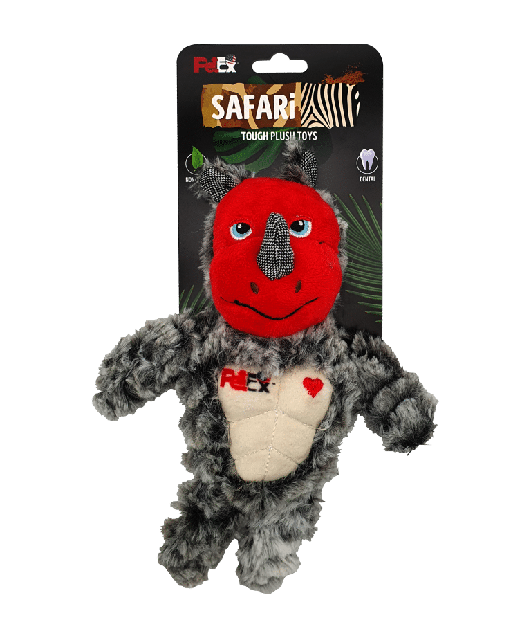 בובת קרנף לכלב עם צפצפה פטקס