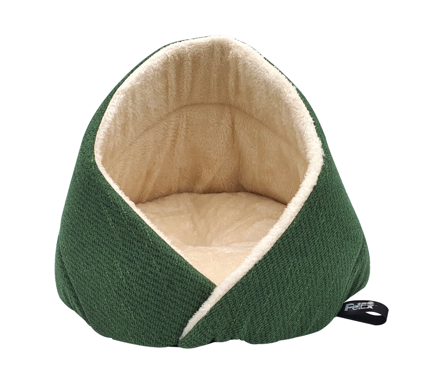 מיטת פטקס בצורת מנהרה לכלבים