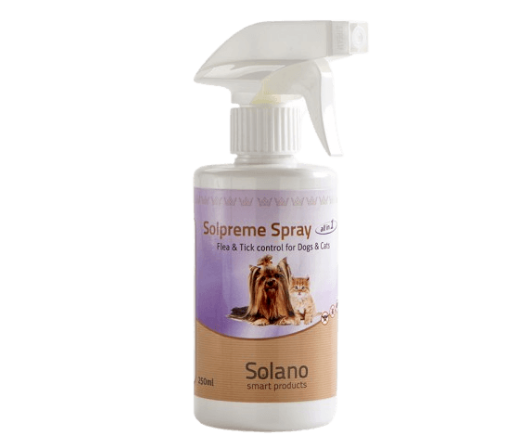 סולפרים ספריי נגד פרעושים וקרציות