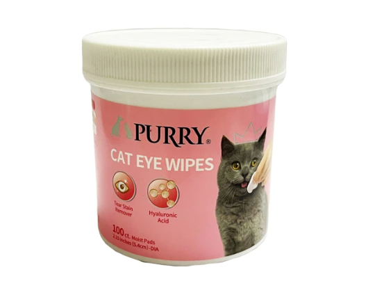 פדים לניקוי עיניים לחתולים פיורי 100 יחידות