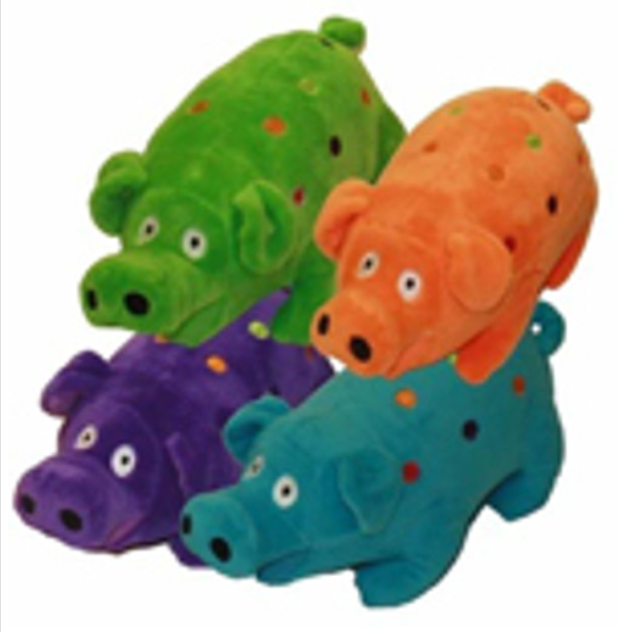 צעצוע כלב קטיפתי מיניפט גלובלט צבעוני 12.5 סמ