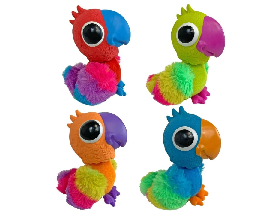 צעצוע לכלבים ציפור בובל צבעונית מולטיפט גדולה