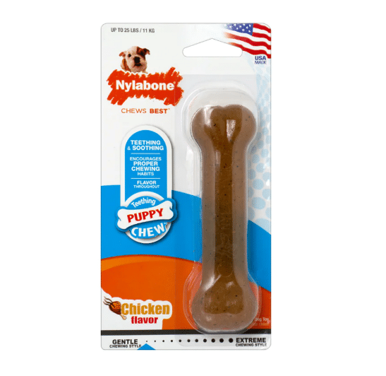 צעצוע לעיסה לגורים ניילבון