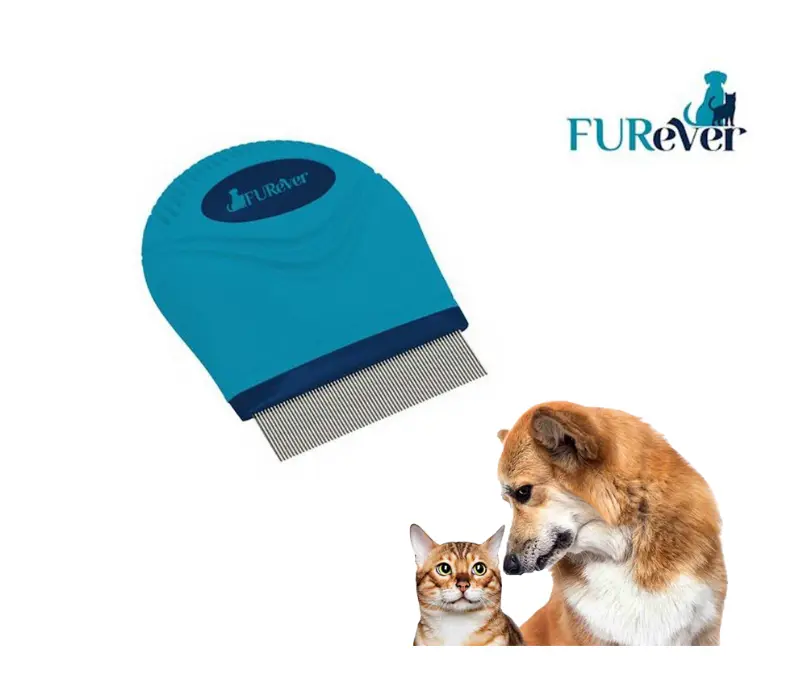 מסרק סמיך להסרת פרעושים וביצים מפרוות כלבים וחתולים פוראבר