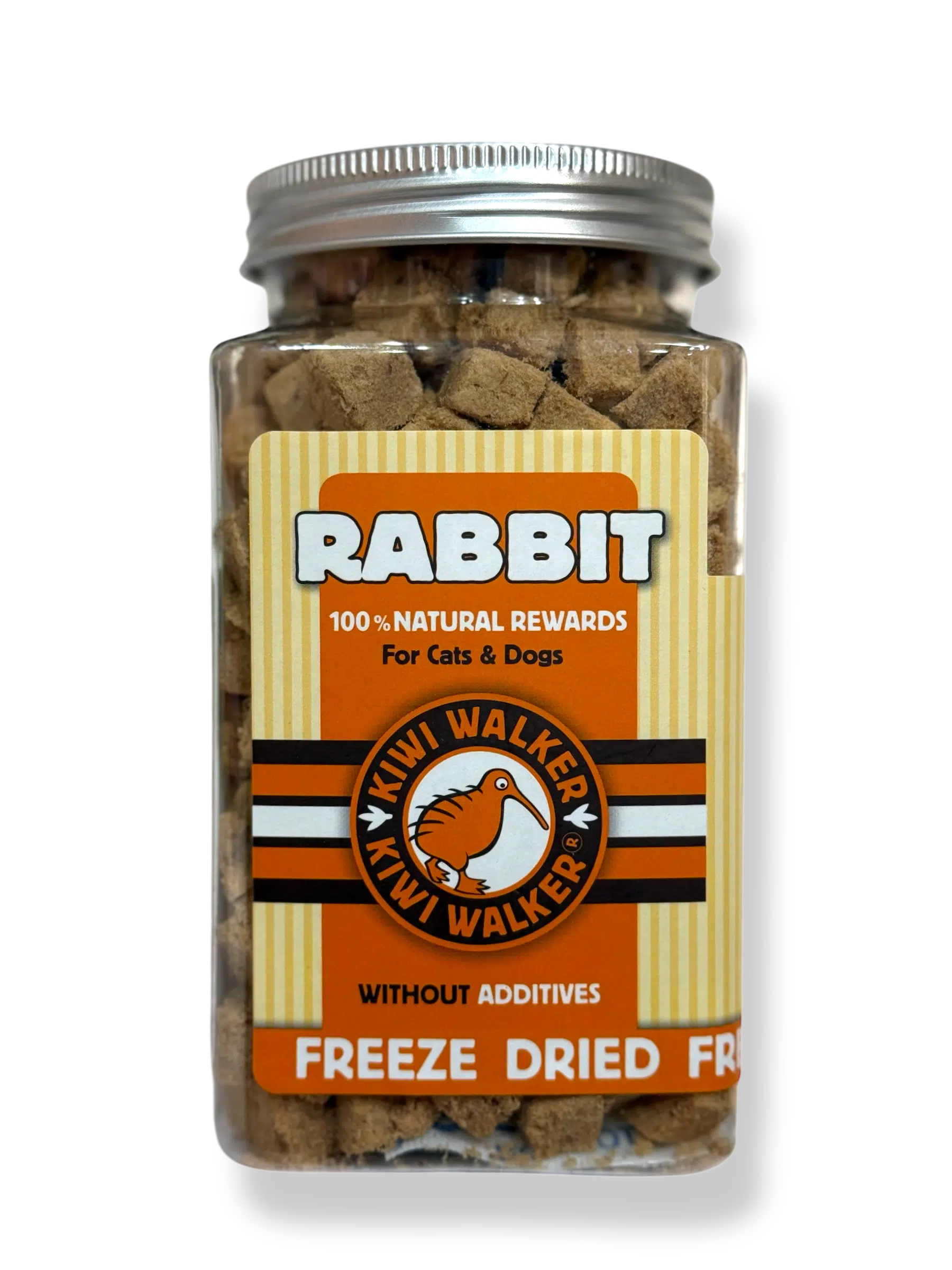 קיווי -חטיף ארנב מיובש בהקפאה לכלבים 115גרם