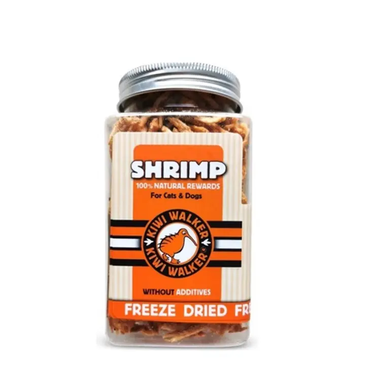 קיווי -חטיף שרימפס מיובש בהקפאה לכלבים 50 גרם