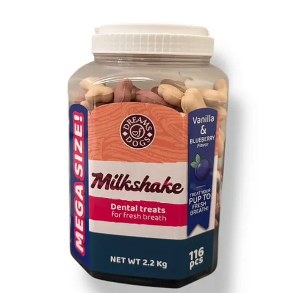 חטיף דרימס אוף דוגס עצם דנטלי לכלבים וניל אוכמניות 2.2 קג