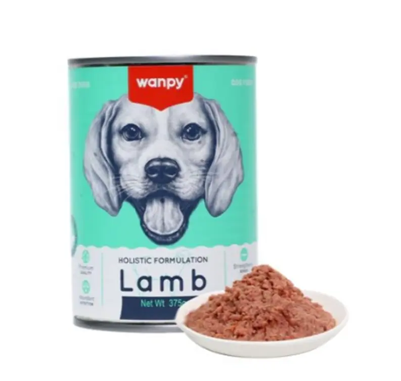 שימורים וונאפי לכלבים עם בשר כבש 375 גרם