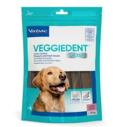 וירבק חטיף רפואי דנטלי וויג'דנט 15 יח - L