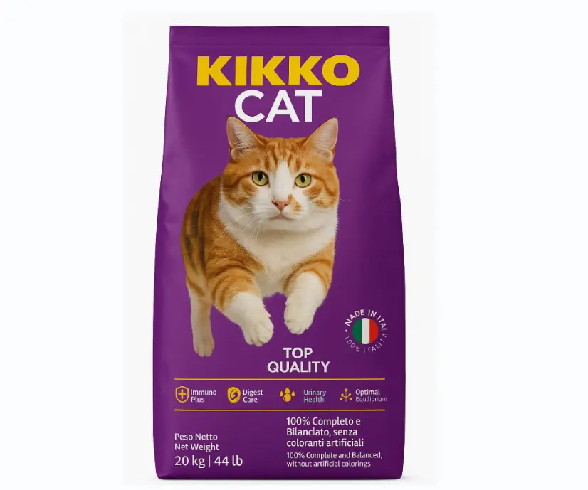 קיקו קט עוף מזון יבש לחתולים באריזה של 20 קג