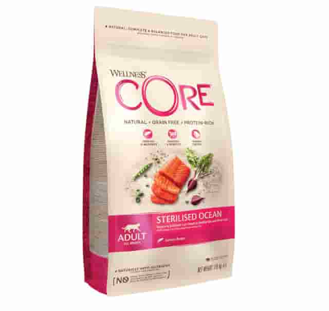 וולנס קור סטרילייז מזון יבש לחתולים ללא דגנים דגים 1.75 קג