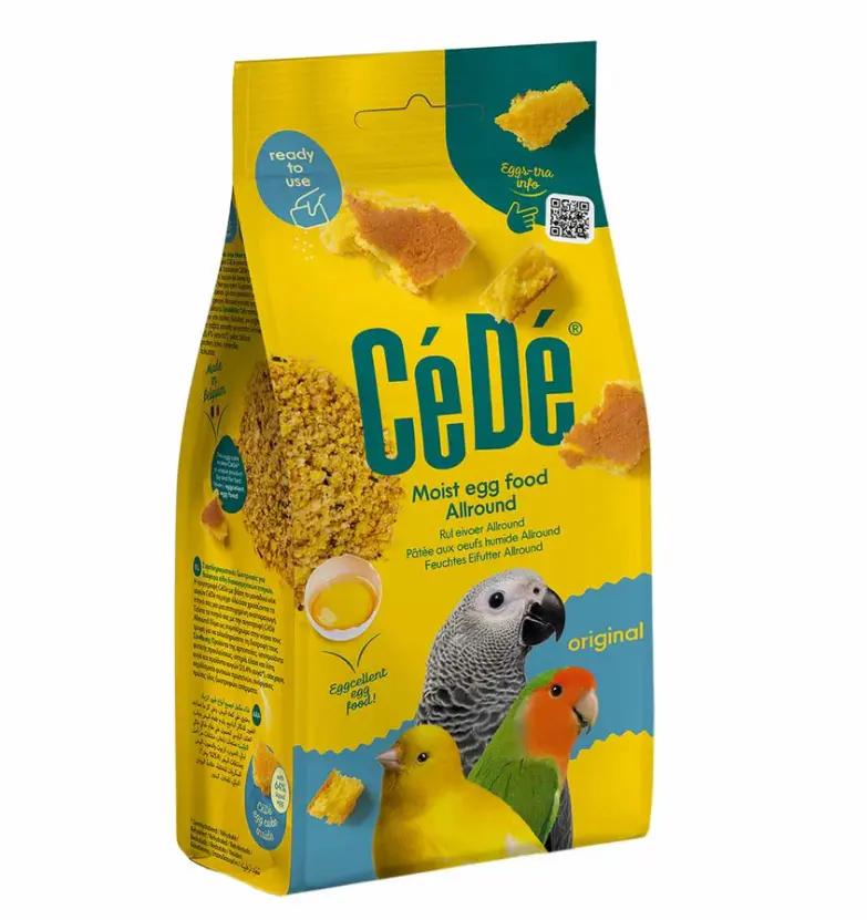 מזון משלים לציפורי נוי ותוכים צה-דה אוריגינל עם ביצים 200 גרם