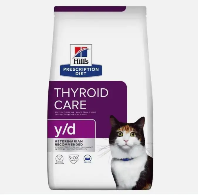 מזון יבש לחתולים הילס רפואי לטיפול בבלוטת התריס